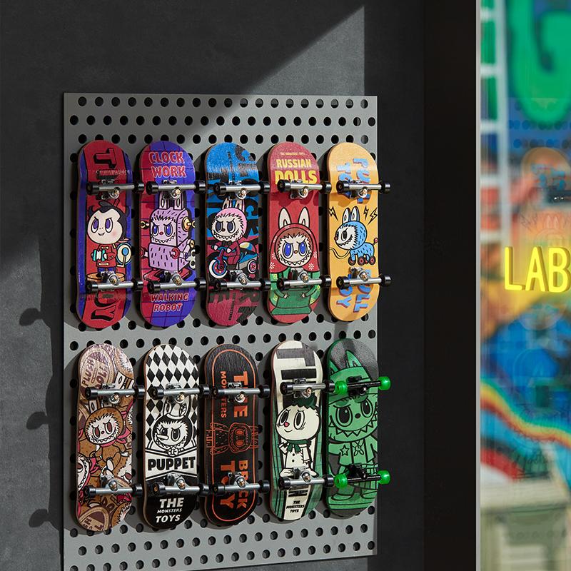 New POP MART LABUBU Elf Toy Collection Fingerboard Mystery Boxes Single Mystery Box/Full Box 12 Pcs 210500208