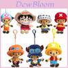 Authentic One Piece Plush Pendant, Cute And Soft Cartoon Character Keychain