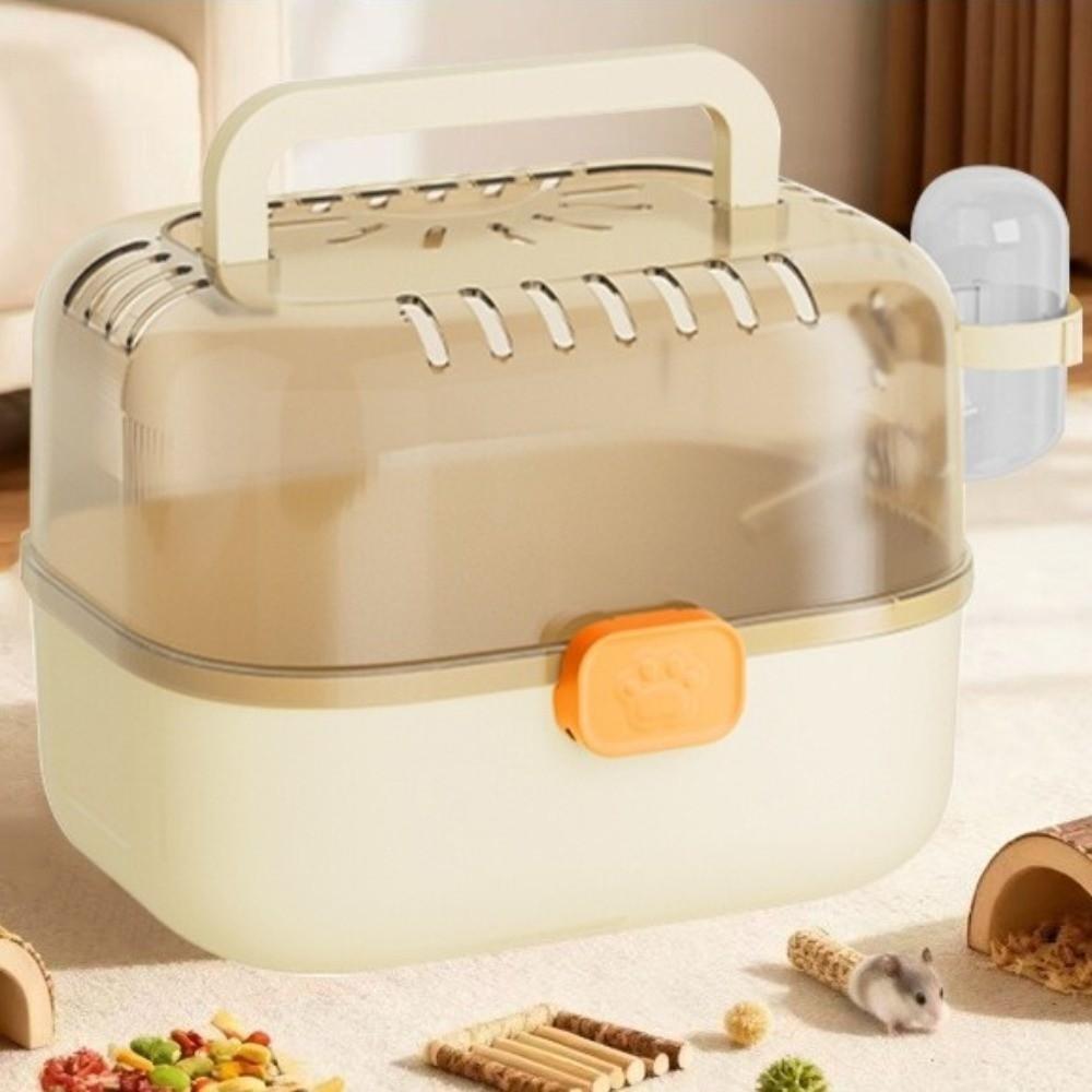 Breathable Pet Travel Case Handheld Hamster Outing Cage Sturdy Hamster Habitat  Small Pet Care