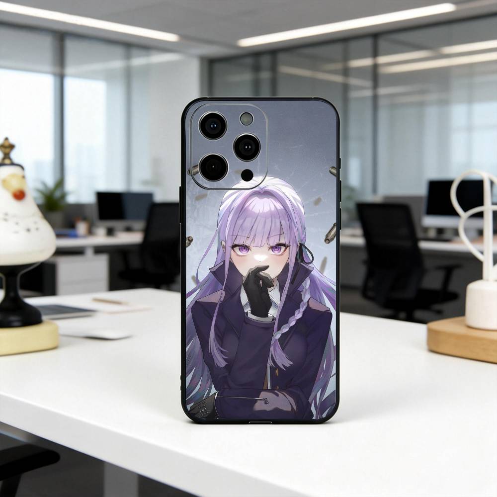 D-Danganronpa K-Kyoko K-Kirigiri-DKK Phone Case For iPhone 17, 16,15,14,13,12,11 Plus,Pro Max, Others Soft Black Cover