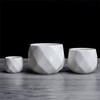 Creative Ceramic Diamond Geometric Flowerpot Simple Succulent Plant Container Green Planters Small Bonsai Pots Home Decoration