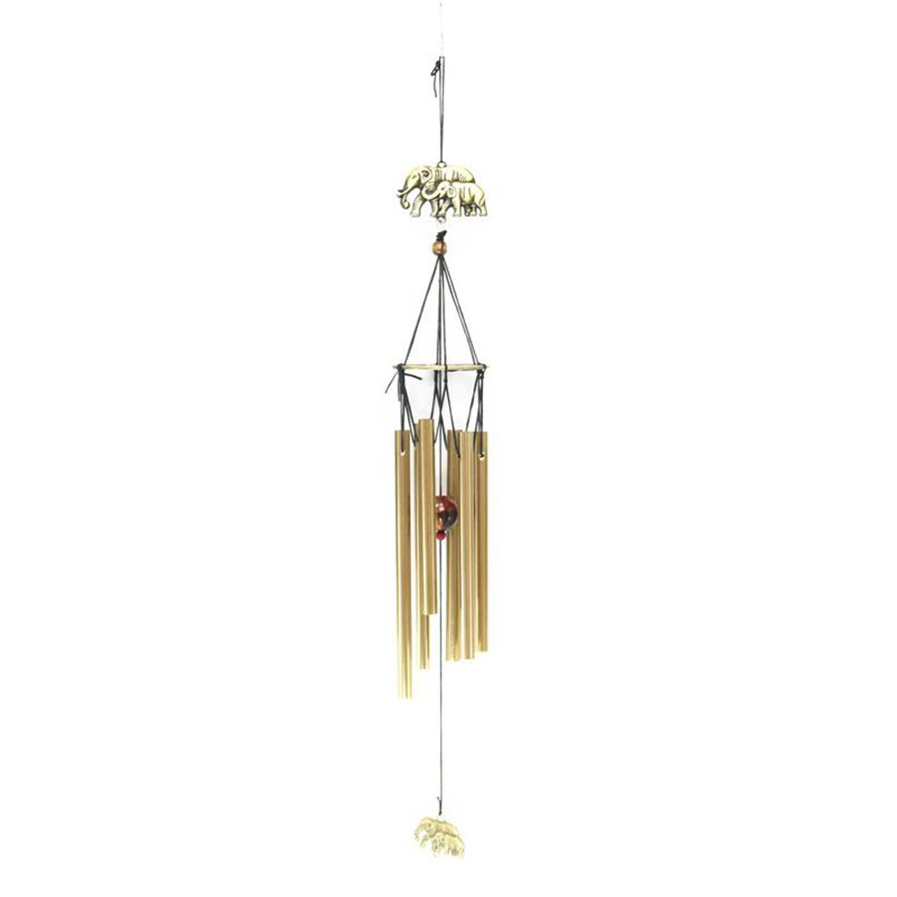 Yard Garden Hanging Wind Chimes For Balcony Yard Garden 1PC Bells Tubes Gold Home Decoration Large Wind Chimes