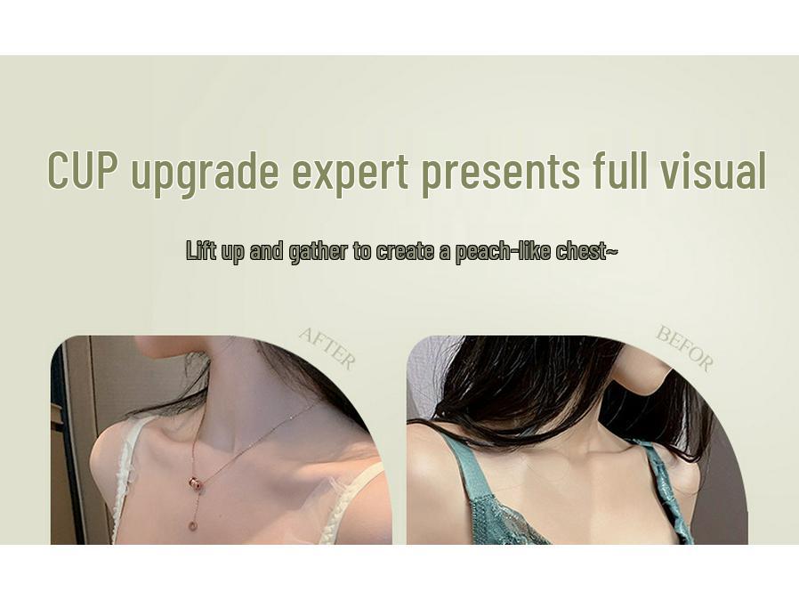 Small Bust Lace Push-Up Bra Set - Wire-Free, Adjustable, Seamless