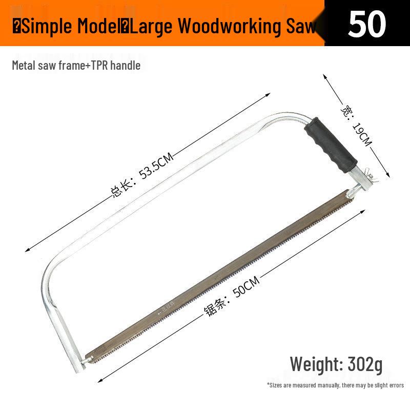Flower Hand Fret Saw with Wire Jigsaw Blade for Woodworking