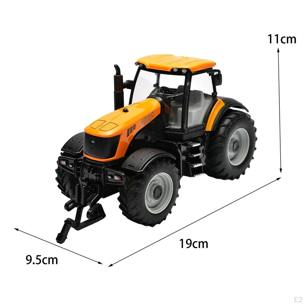 Diecast Vehicle Toy Realistic 1/30 Scale Tractor for Holiday Festivals Party