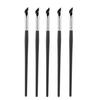 2pcs Eye Shadow Brush Ultra Thin Sickle Diagonal Makeup Brush Horizontal Silkworm Brush Eyebrow Brush