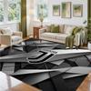 Juventus FC Design Crystal Velvet Rug Soft Decorative Mat for Bedroom Entrance