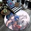 Cartoon Print Round Area Rug,Carpet Rug for Living Room Bedroom Sofa Playroom Decor,Non-slip Floor Mat