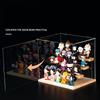 Transparent Acrylic Display Box, Wooden Shelves Storage Box,Suitable for Protection and Display of Small Collections of Toy Car