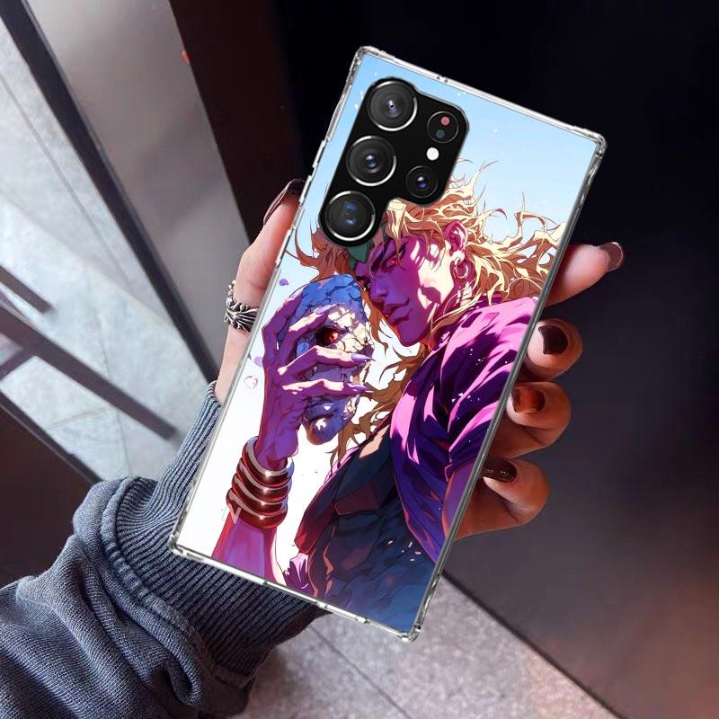 Custodia per Telefono JoJo Adventure Dio Diego Brando Per Samsung Galaxy S23 S24 S25 Edge S26 Ultra S22 + S21 Plus S20 FE Cover Silicone Pr