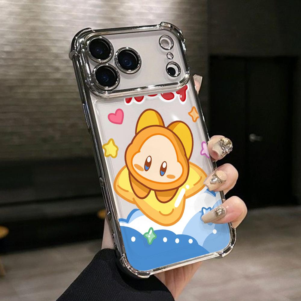 Pink K-Kirbys Phone Case for Xiaomi Redmi Note 15 14 13 12 14C 13C 12C 10C Pro Plus 4G 5G Anti-drop Transparent Cover