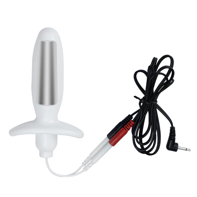 Rechargeable Remote-Control Shock Anal Plug - Erotic BDSM Device for Anus and Vagina Stimulation