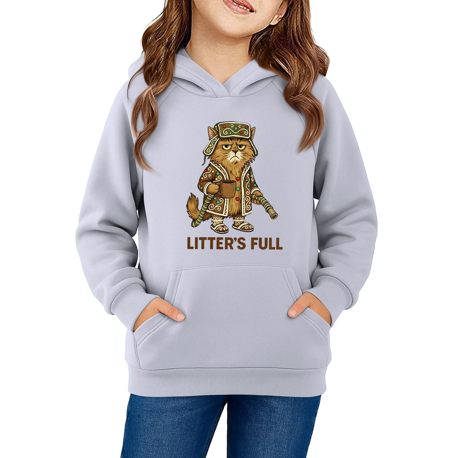 

Sweatshirts For Teen Girls Hoodies Long Sleeve Drawstring Pullover Cute Oversized Hoodie 140