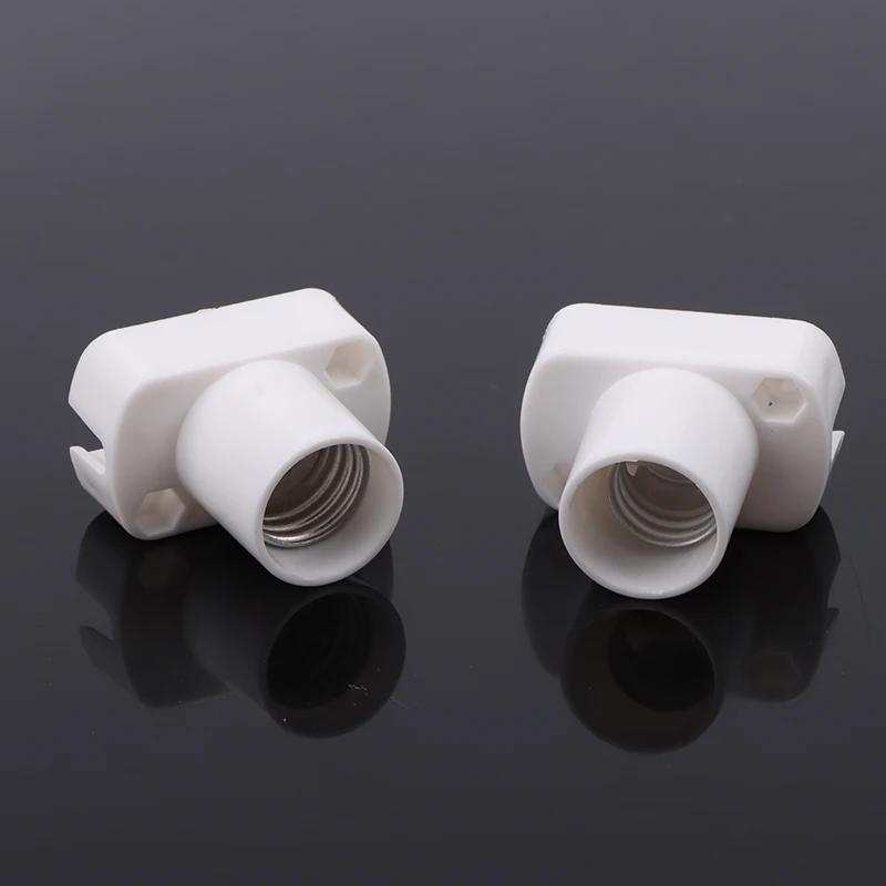 1 Adet Beyaz Mini Vidalı Lamba Tabanı E12 E14 E17 Duy Desteği Lamba Tutucu Ampul Yuvası Tutucu Adaptör Lamba Sabitleme Tabanı Aksesuarları