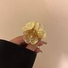 Multi Layered Flowers Irregular Hollow Open Ring Chinese Style Wide Finger Buckle  Gift