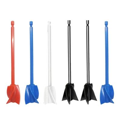 6Pcs Paint Mixer Drill Mixer Attachment Mixing Tool for Mixing Paint, Epoxy Resin Mixer Paddles Paint Mixer for Drill