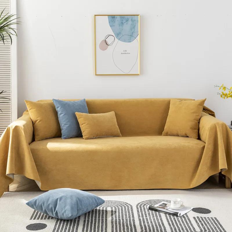 New Chenille Waterproof Sofa Cover Cloth Sofa Blanket Cover Full Universal Couch Towel Cover Dust Proof Sofa Cushion Cove