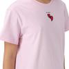 Pinko Pattern Letter Print Round Neck Pullover Short Sleeve T-Shirt Women T-shirts Pink 100789A1P8-N78
