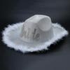 Bridal Party Bride Cowgirl Hat Bride Cowboy Hat Bride Hat Bachelorette Party Hat