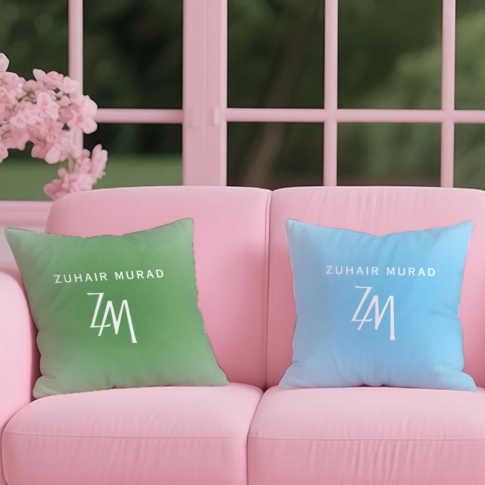 Zuhair Murad Cushion Cover Reversible Plush Pillow Cover – For car, sofa, bedroom, perfect as a gift.