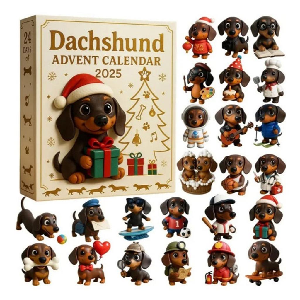 2025 Weihnachts-Adventskalender Mehrzweck-Mini-Figur Mystery Box 24 Tage Dekorationen Spielzeug Überraschungsbox für Heimdekoration