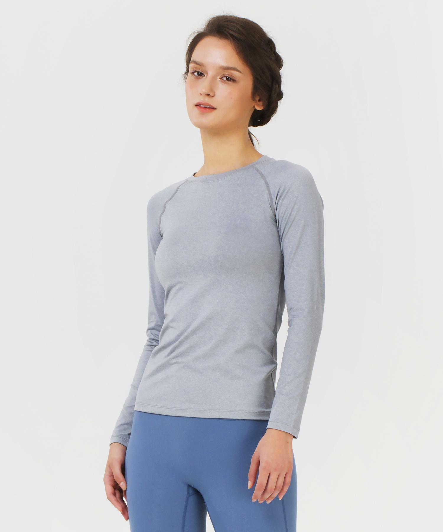 Reina Mora Basic Long Sleeve Sky Grey S-44-44 Class (T031)