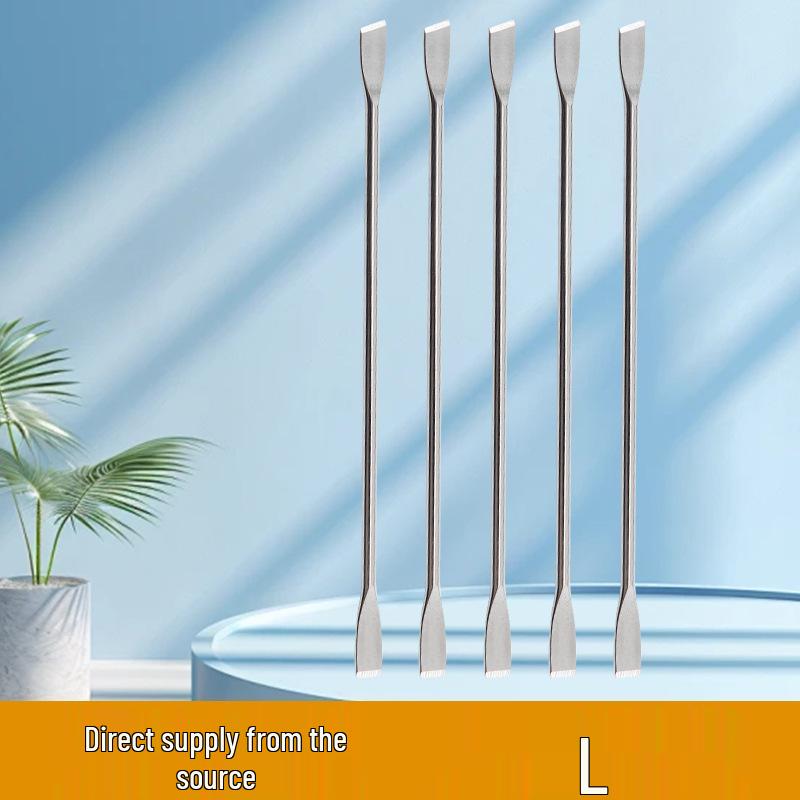 Stainless Steel Double-Headed Nail Pusher & Dead Skin Remover Tool for Manicure and Beauty Salon