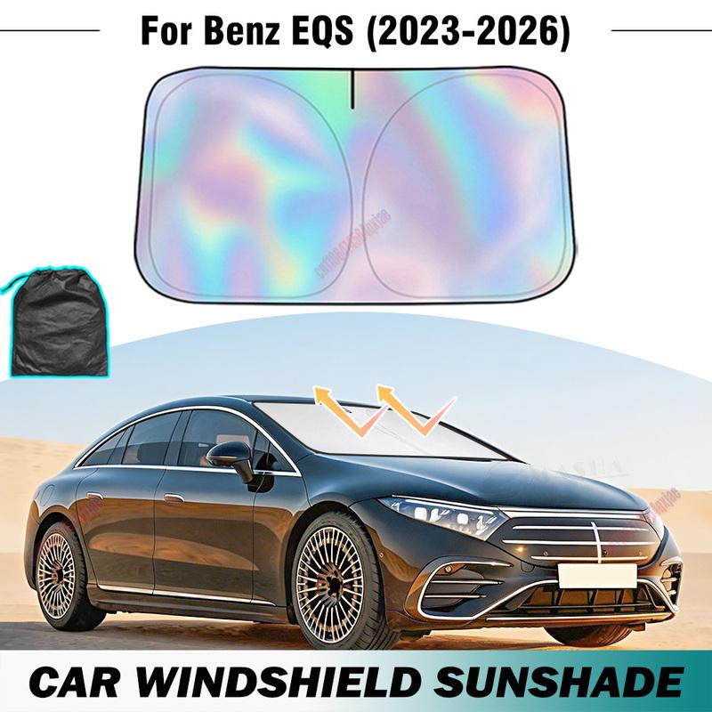 For Mercedes Benz EQS -2026 Car Windshield Sunshade Cover Front Window Sun Shade Visor UV Protection Accessories