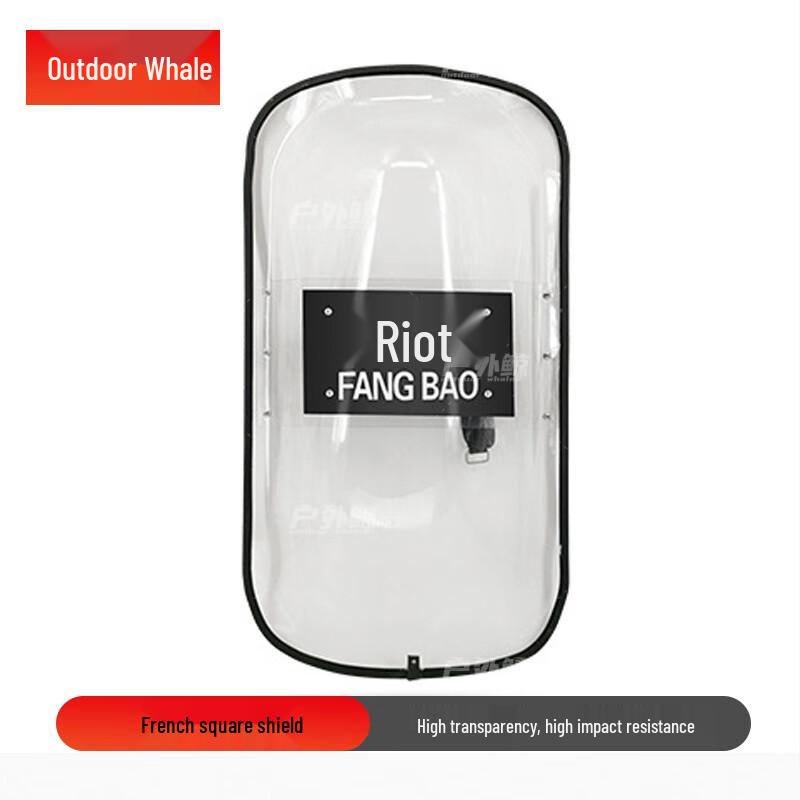 Прозрачный защитный щит от беспорядков «Кит» для улицы, из поликарбоната