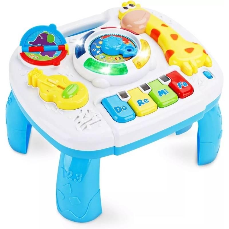Colorful Ocean Animal Learning Table For Toddlers With Music And Lights For Fun Playtime