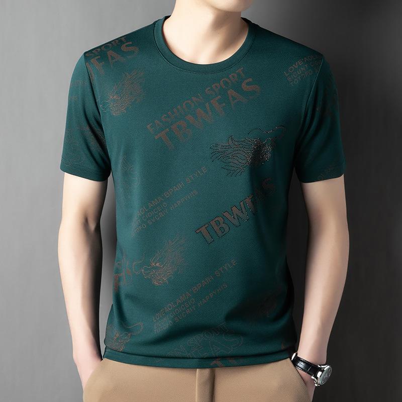 Men'S T-Shirt Short Sleeve Solid Color Men'S Polo Shirt