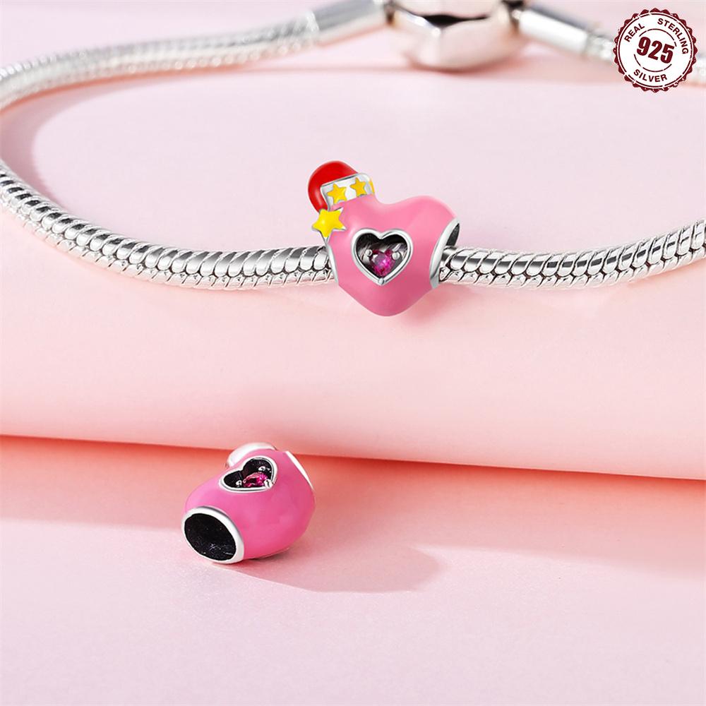Charms Christmas Series Christmas Hat Socks Bell Snowman Copper Beads Pendant Women Original Bracelet Diy Christmas Gift