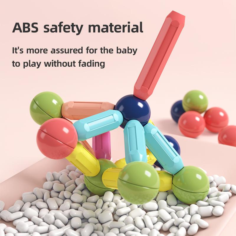 Non-Toxic Building Toddler Learning Sensory Toys For Kids Children Kids Gifts Early Educational Learning Magnet Building Blocks