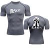 Men's Compression Sweat-Absorbent Jogging Cycling Shirt Fitness Sport Running Gym Comfortable Fashion Breathable Athletic Quick Dry Top
