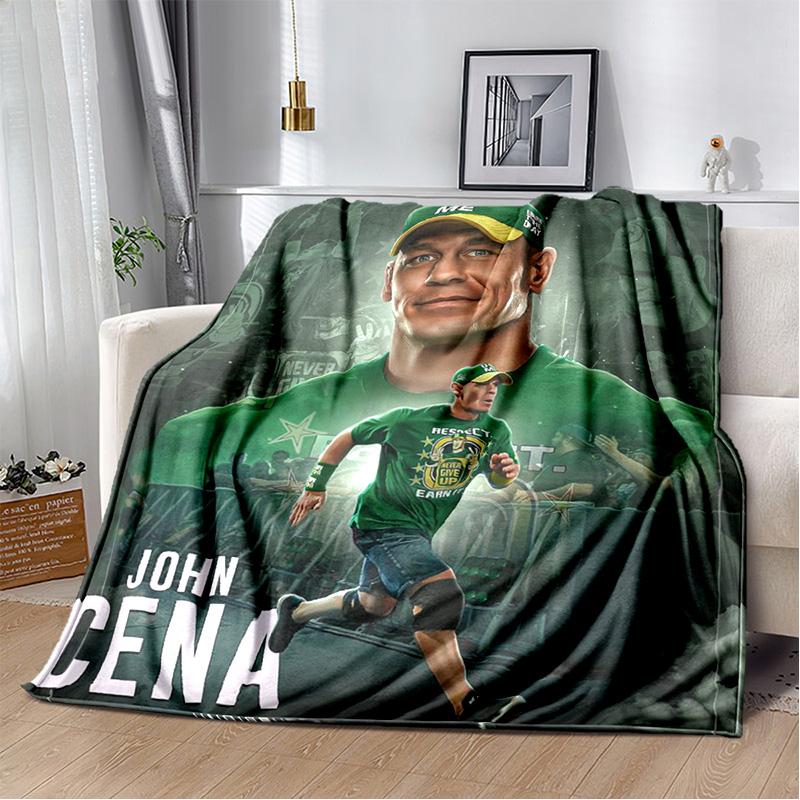 Wrestling entertainment John Felix Anthony Cena blanket Soft and warm flannel throw blanket Picnic blankets for beds Decoration