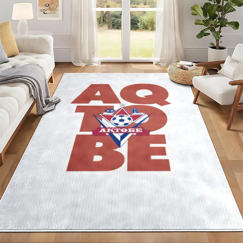 FC Aktobe Carpet Door Mat for Living Room or Bedroom Protective Mat Under Chair Office Decoration Christmas Gift Birthday Present