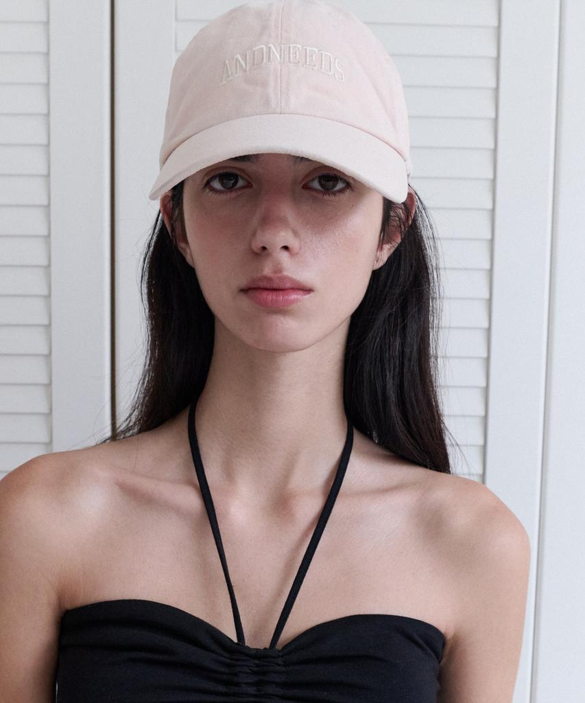 ANDNEEDS Tipo Logo Ball Cap (Pink)