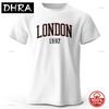 Unisex London 1987 Vintage Tshirt Sport Soft 100cotton Print Oversized Tees Sportswear 2026 Summer Oneck Breathable Casual Tops