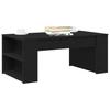 Coffee Table Black Oak Look 102 X 55 X 42 Cm Engineered Wood