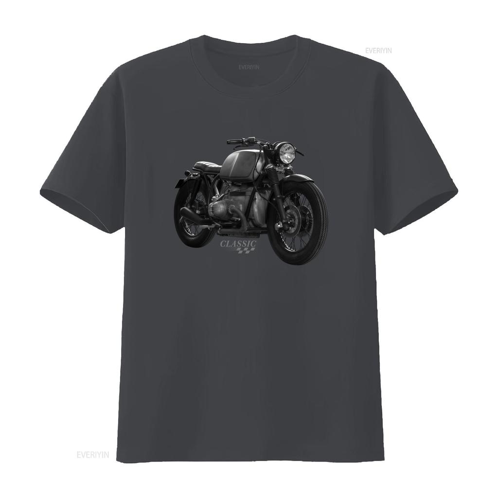 Klasické motocyklové tričko pro muže Vintage design Cafe Racer Perfektní pro motorkáře modely R 80 100 1200 GS vintage Vypraný móda