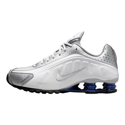 Shox R4 Μεταλλικό Ασημί Βαθύ Βασιλικό Μπλε Ανδρικά Αθλητικά Παπούτσια Λευκά HQ1988-102