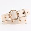 Chic Womens Korean Style Pu Belt With Eyecatching Buckle Options And Trendy Color Selections For Fall
