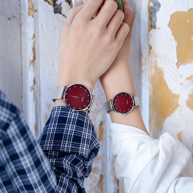 

Модные парные часы в корейском стиле, повседневные кварцевые часы для девушек, парные часы в британском стиле