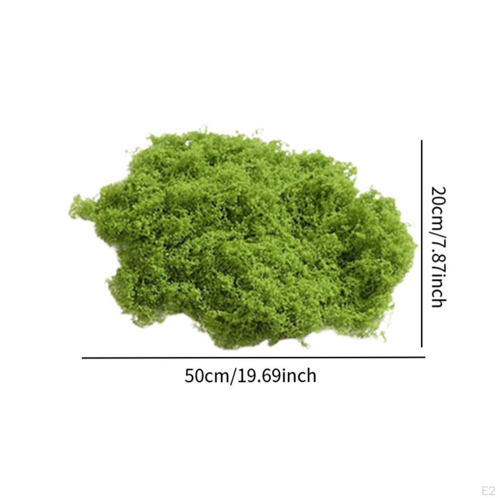 Potted Plant, Crafts, Lightweight Tank Decoration, DIY Artificial Block, Realistic Green Plants for