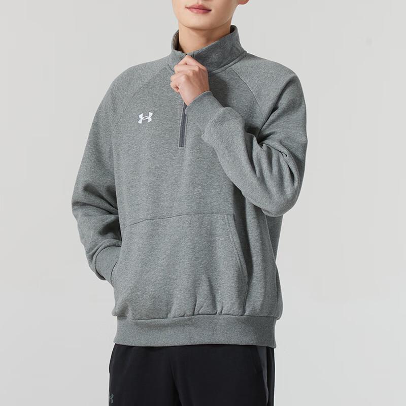 Under Armour Men's High-Collar Fleece Pullover Sweatshirt