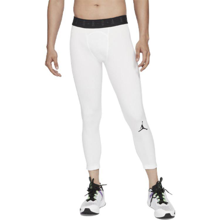 Jordan Air 3/4 Length Dri-Fit Tights White Men Streetwear CZ4796-100