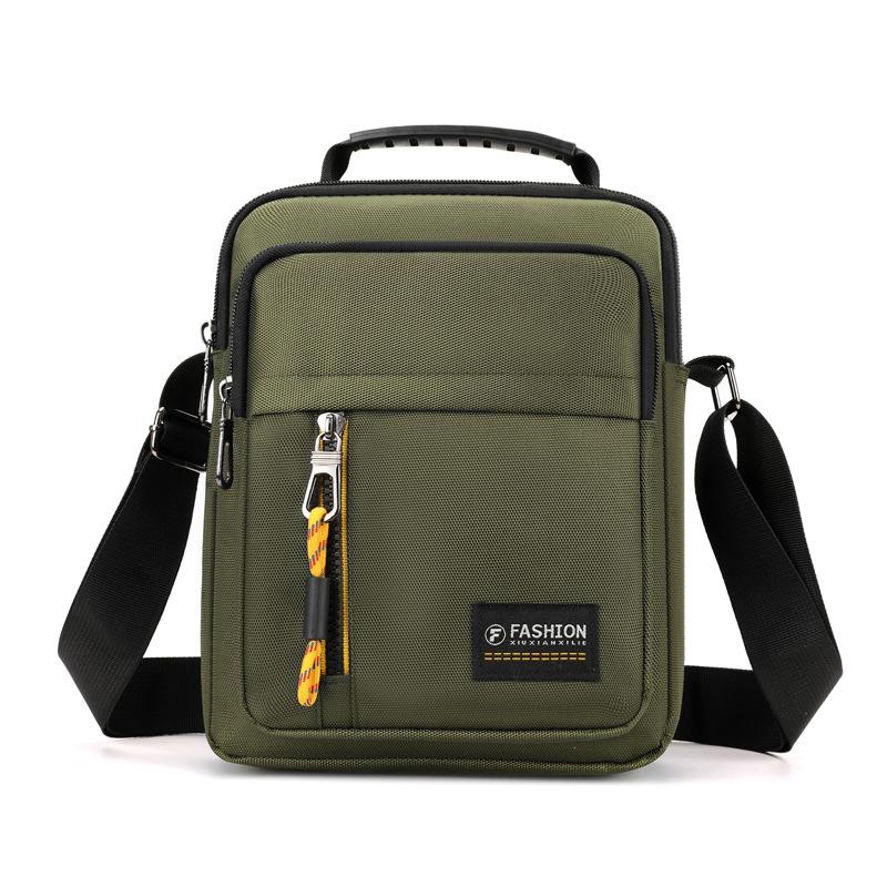 New Simple Casual Outdoor Messenger Bag Men's Outdoor Waterproof Trend Handbag Men's Contrasting Shoulder Bag