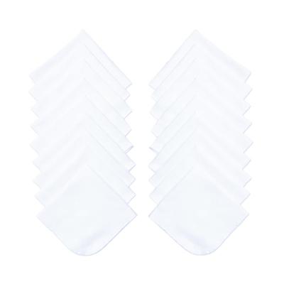 Gazlı Bez Bebek Çift İsimli Kreş İçin Olabilir 25cm x 18'li Set [HOOMCOOM] Mendil, Gazlı Bez, %100 Pamuk, Düz, Yazılı, Okul, 25cm,