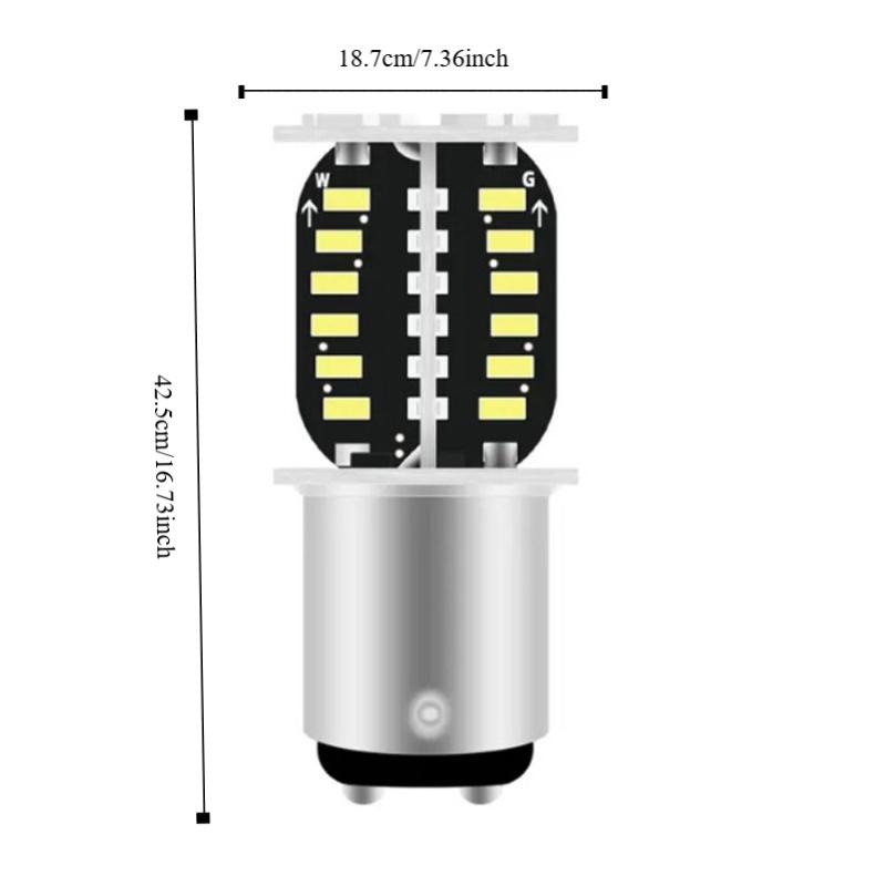 64SMD Strobe Brake Light 1157 LED Easy To Install Motorcycle Turn Signal Tail Lamp Long-life Rotating Explosion Flash
