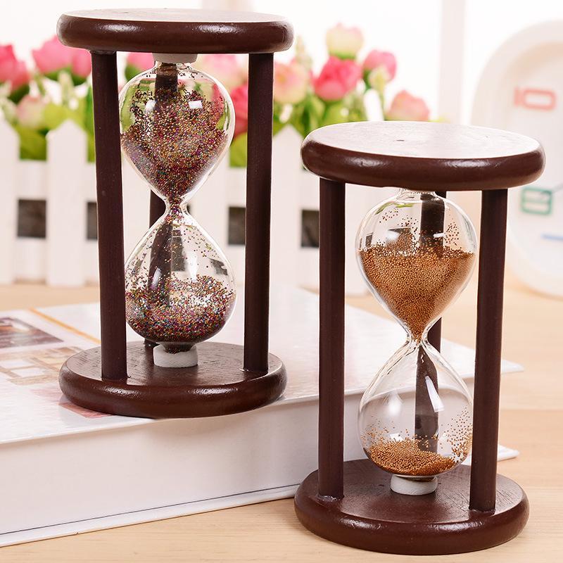

Vintage Style Wooden Timer Restaurant Dinner Table Creative Decoration 1pc
